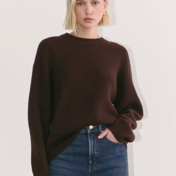 The Cocoon Crew in Wool Cashmere - Picture 7 of 10